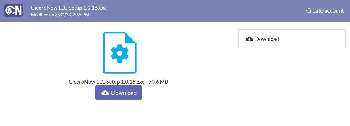 CiceroNow Windows Edition Download